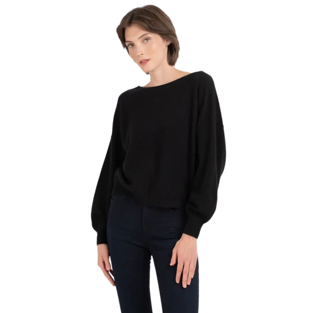 Abby Balloon Sweater (Black)