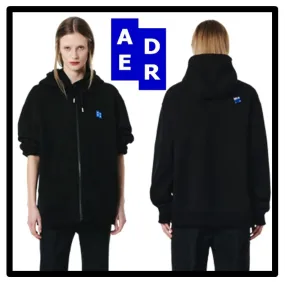 ADERERROR  |Unisex Street Style Logo Hoodies