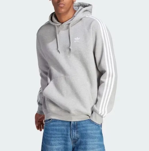 adidas  |Stripes Unisex Street Style Plain Logo Hoodies