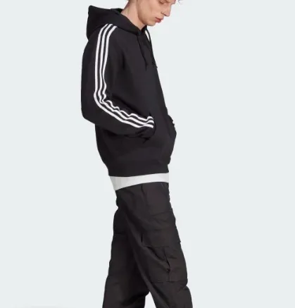 adidas  |Stripes Unisex Street Style Plain Logo Hoodies