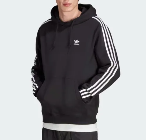 adidas  |Stripes Unisex Street Style Plain Logo Hoodies