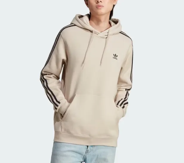 adidas  |Stripes Unisex Street Style Plain Logo Hoodies