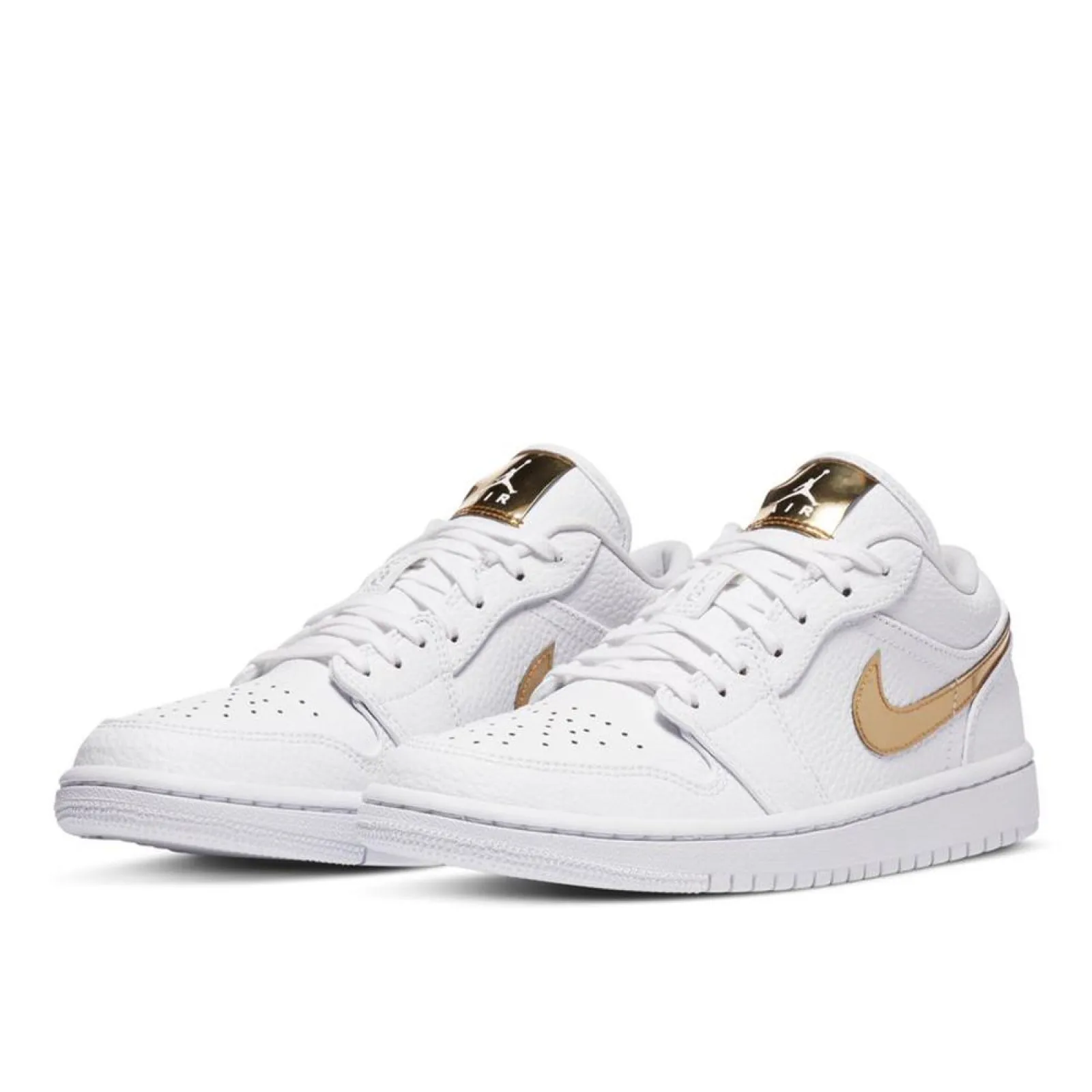 Air Jordan 1 Low SE Women's Shoes "White Metallic Gold"