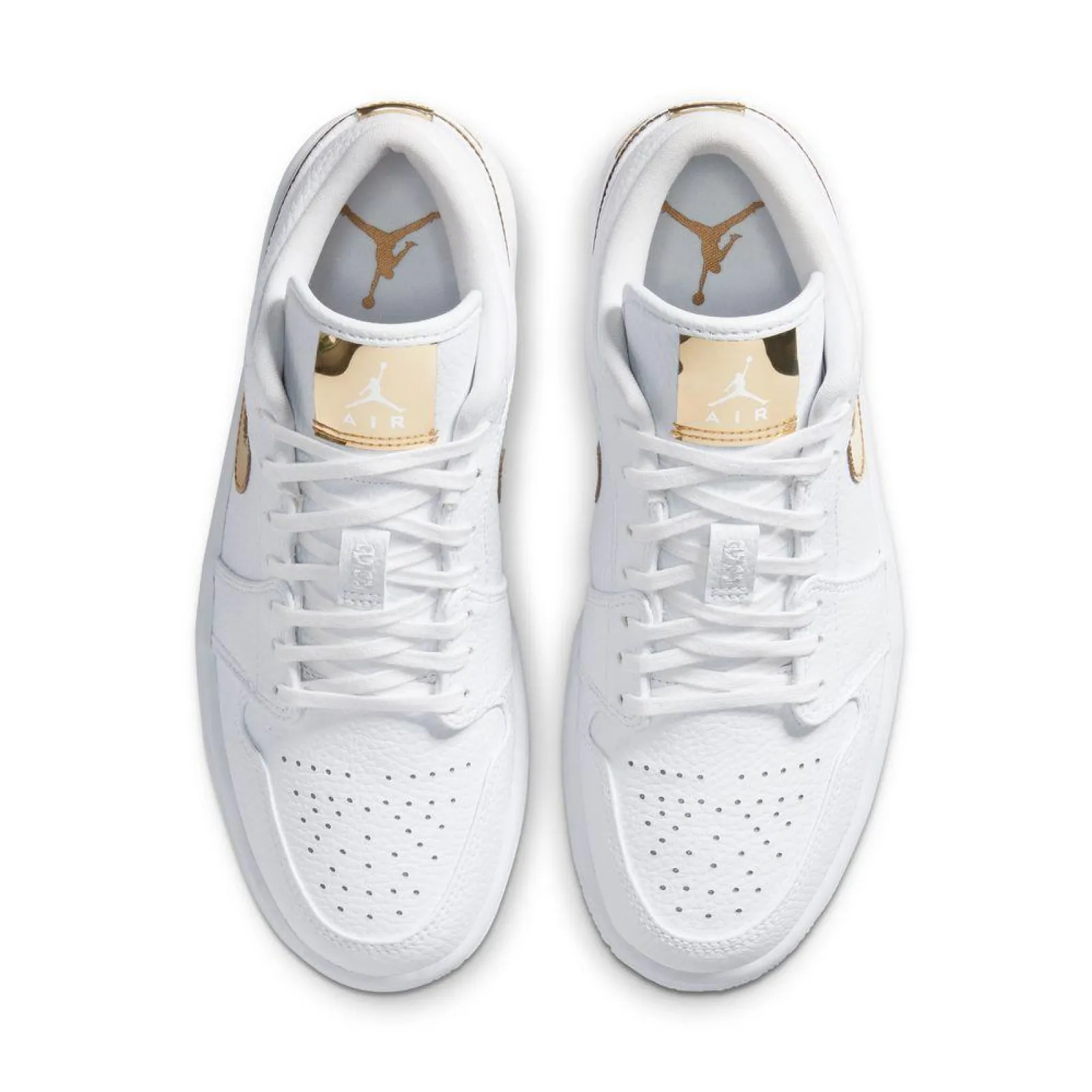 Air Jordan 1 Low SE Women's Shoes "White Metallic Gold"