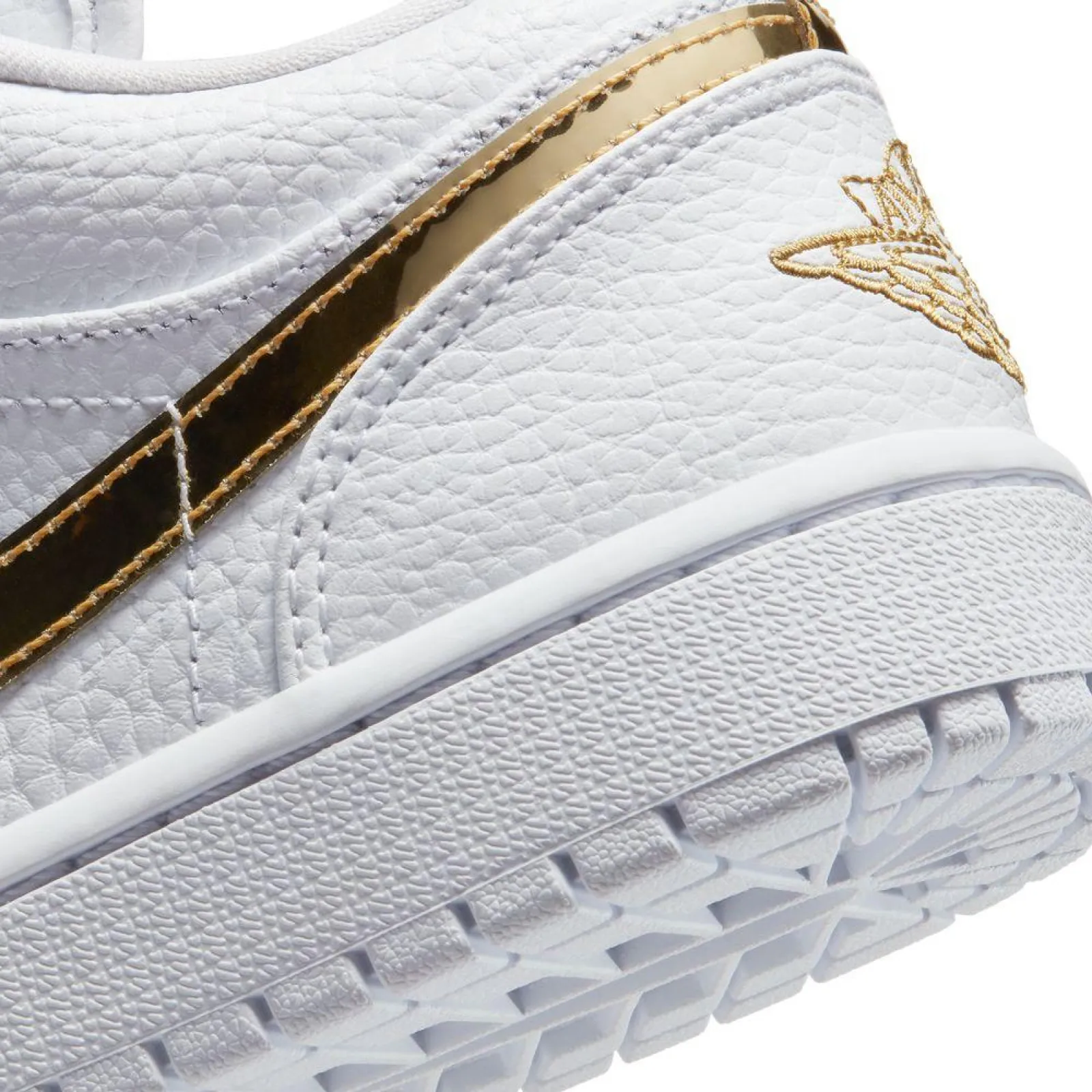 Air Jordan 1 Low SE Women's Shoes "White Metallic Gold"