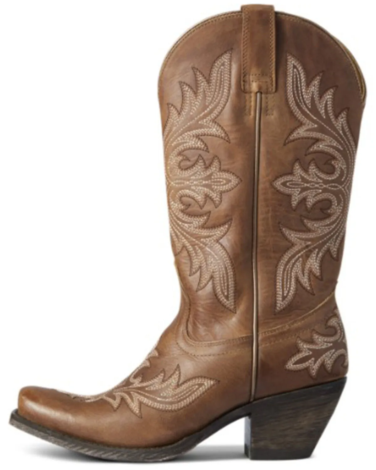 Ariat Women's Natural Tan Circuit Rosewood Full-Grain Western Boot - Square Toe