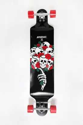 Arsenic Skull Bouquet Longboard 42