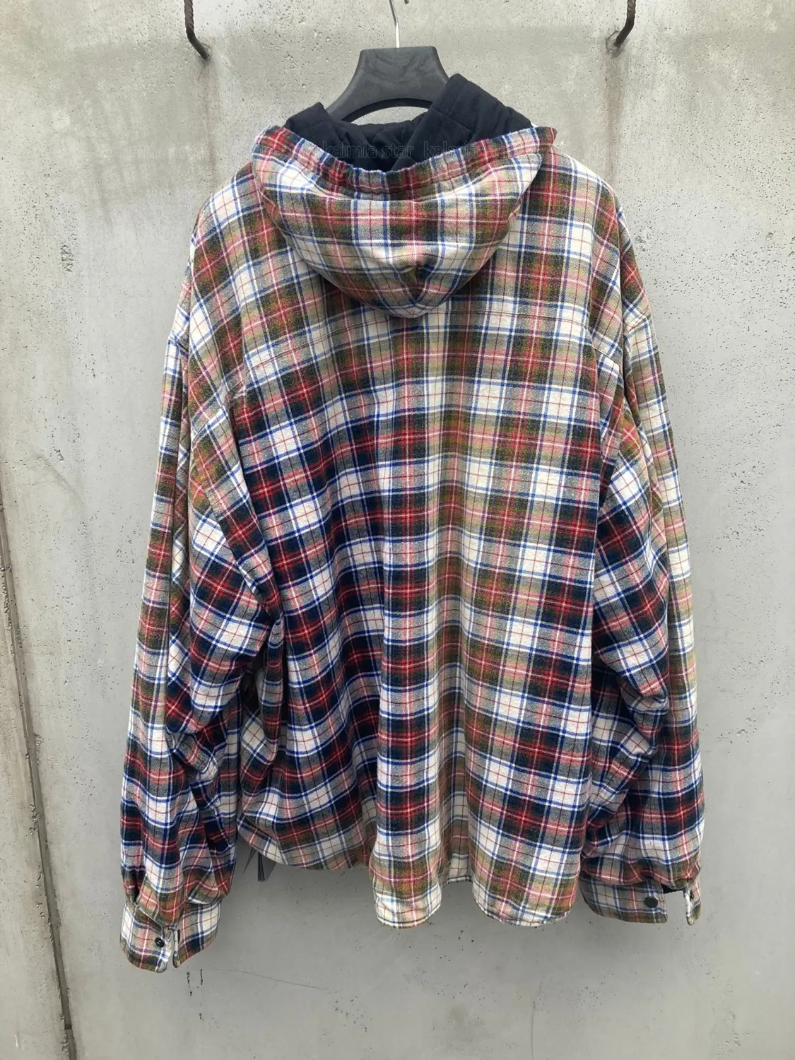 BALENCIAGA  |Other Plaid Patterns Street Style Hoodies & Sweatshirts