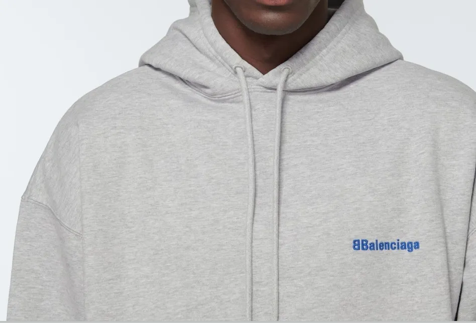 BALENCIAGA  |Unisex Long Sleeves Plain Oversized Logo Luxury Hoodies