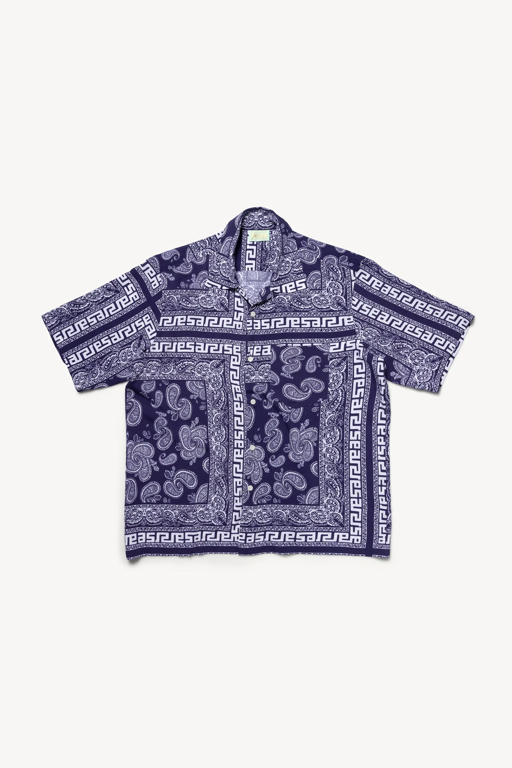 Bandana Print Hawaiian Shirt