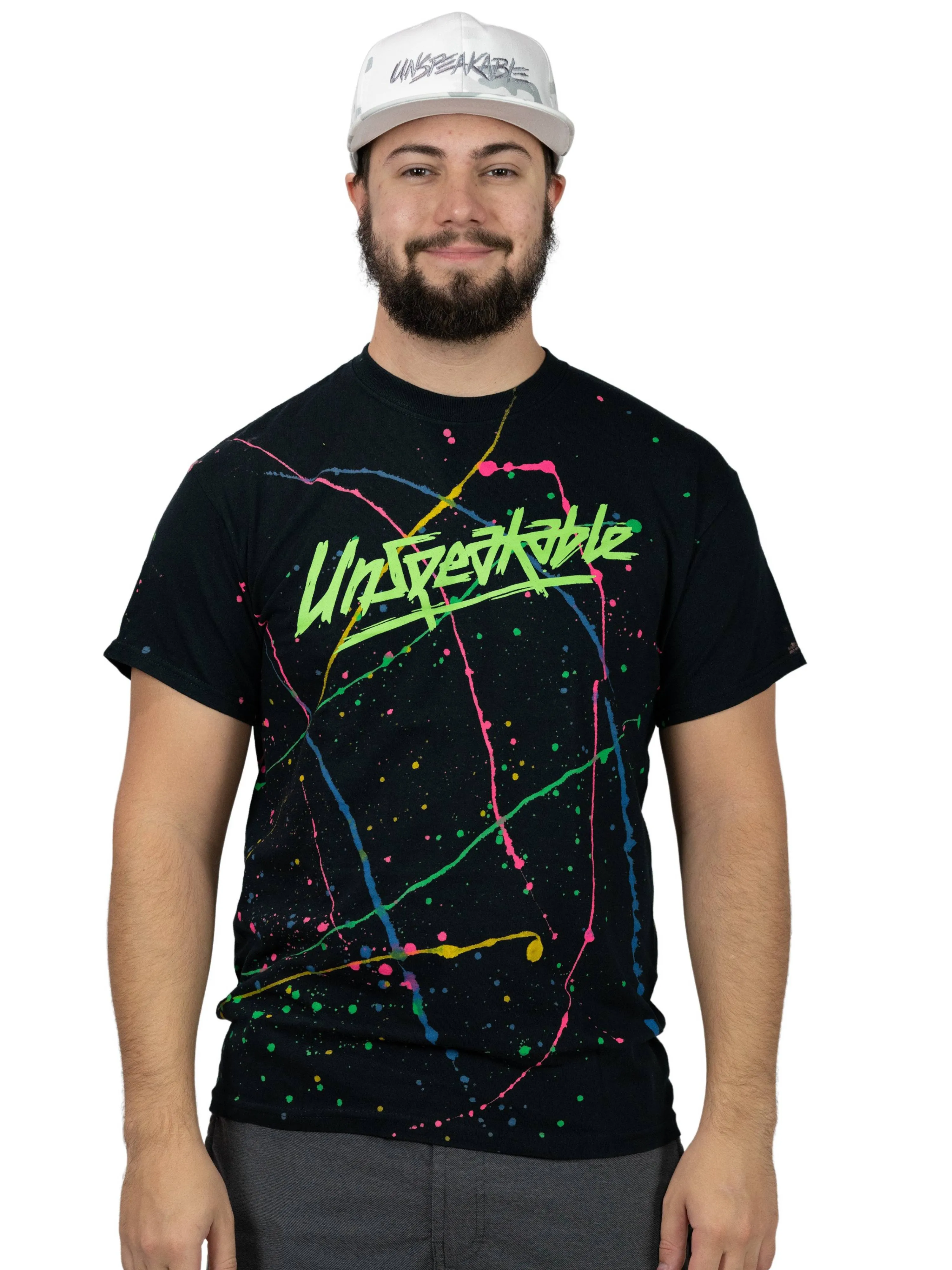 BLACK SPLATTER T-SHIRT