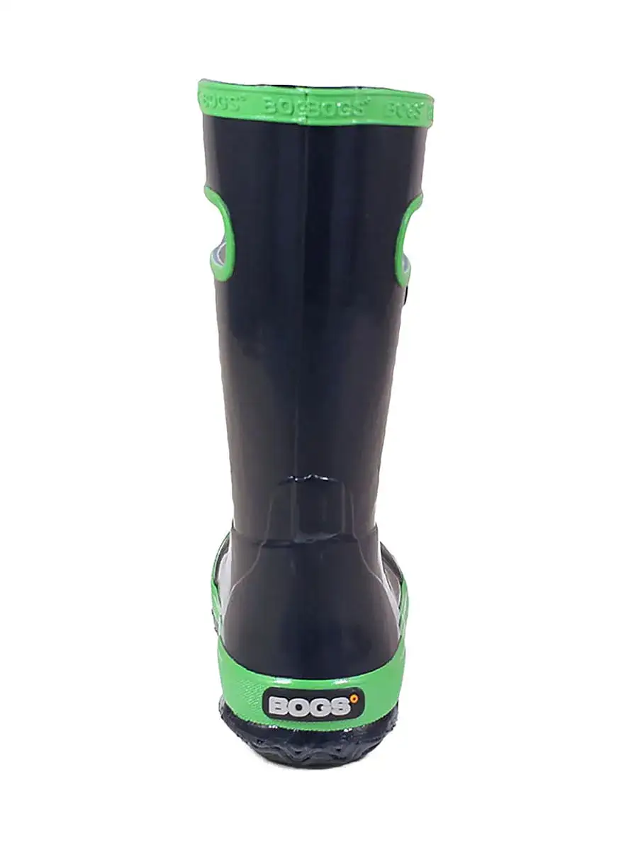 Bogs- Kid's Rain Boots Navy/Green 71326-411