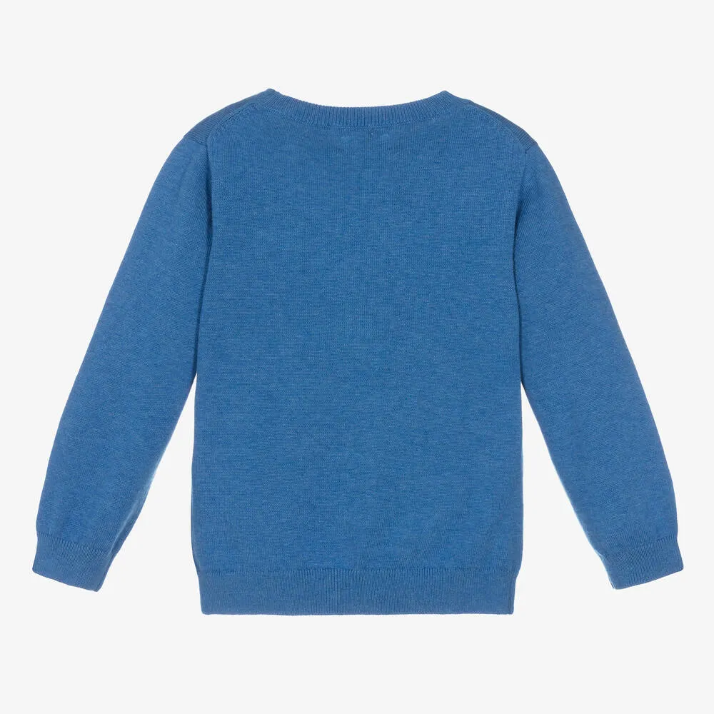 Boys Blue Bronto Cotton Sweater