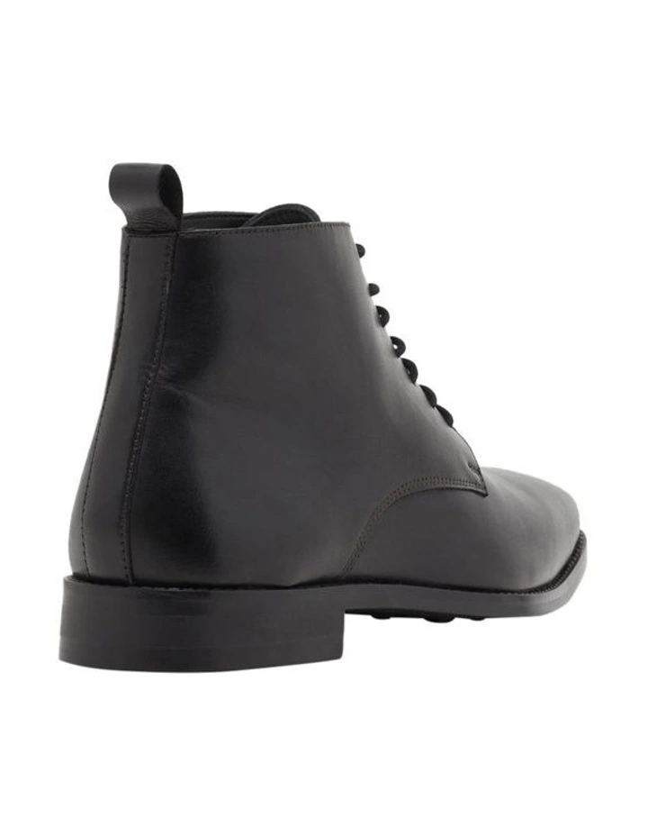 Bradbury Leather Derby Boot in Black