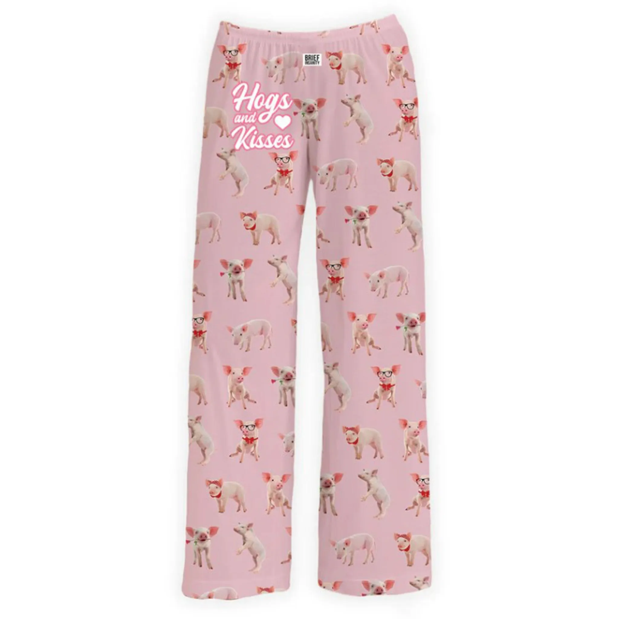 Brief Insanity Unisex Hogs & Kisses PJ Pants