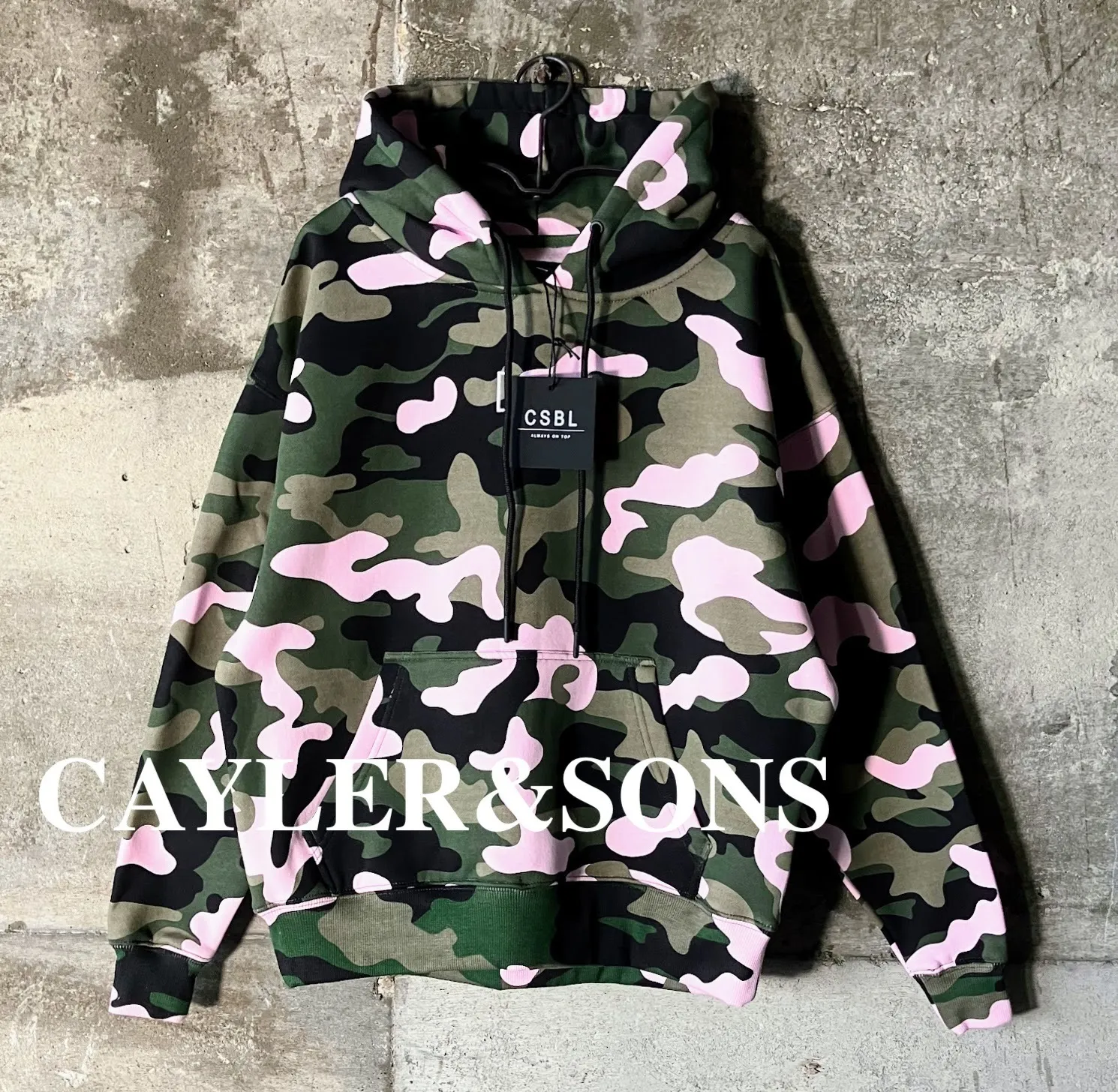 CAYLER&SONS  |Street Style Long Sleeves Logo Hoodies