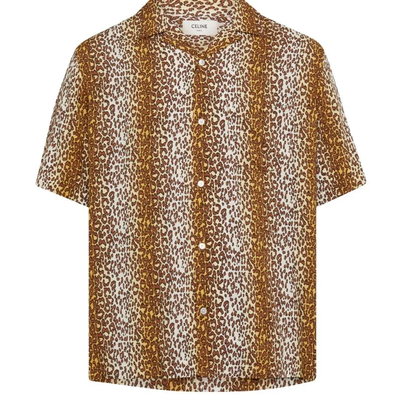 CELINE  |Hawaiian shirt in printed viscose