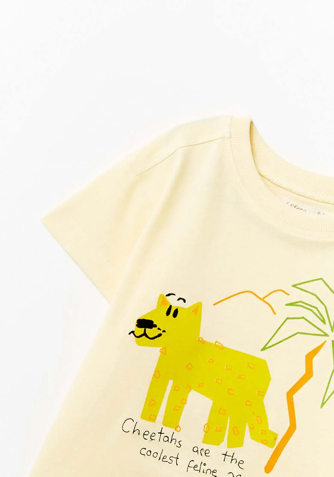 Cheetah T-Shirt - Yellow