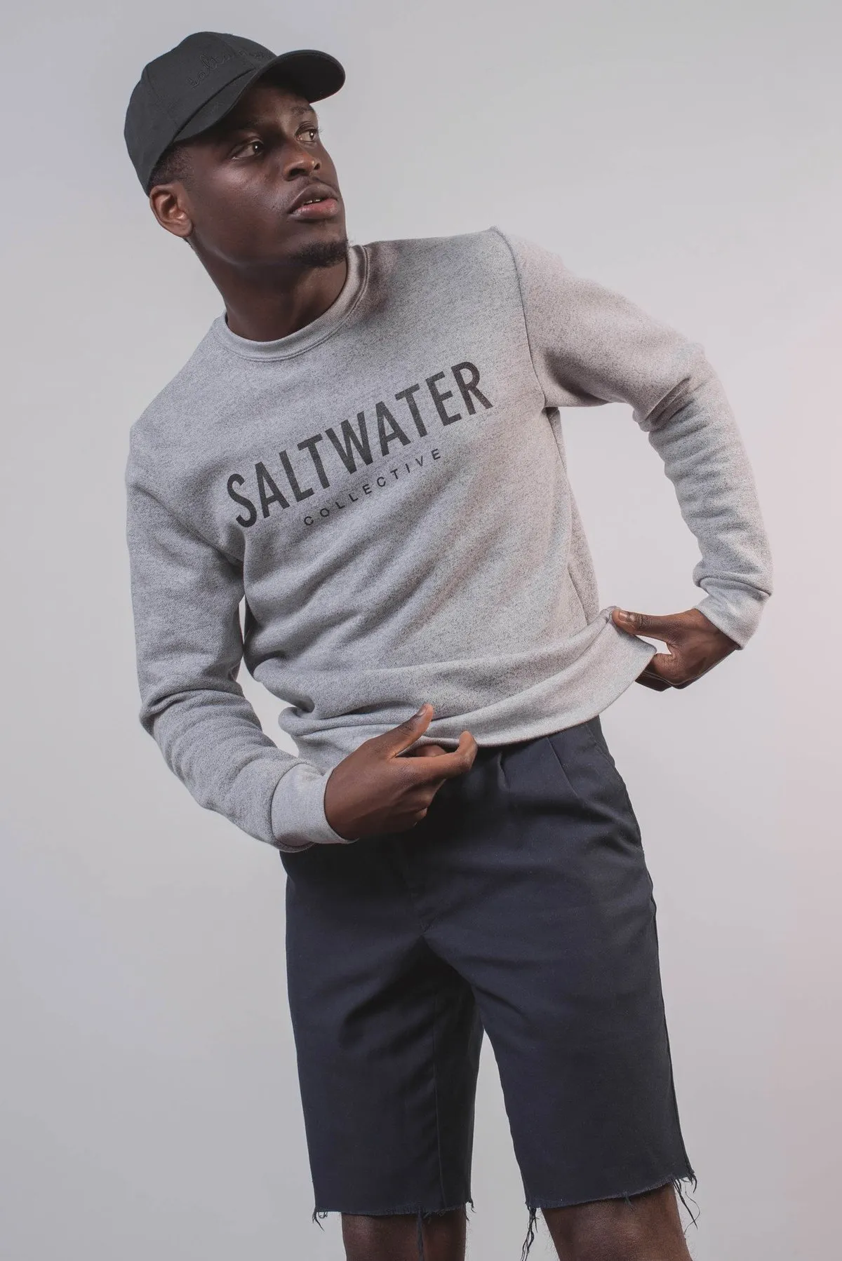 Classic Crew Sweatshirt - Marled Grey