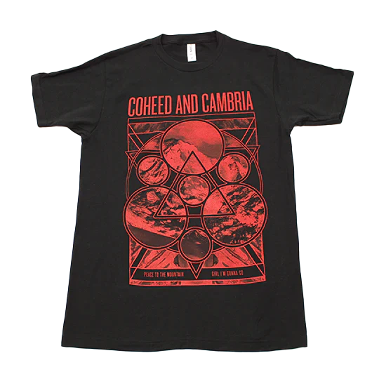 COHEED AND CAMBRIA 'MOUNTAIN PEACE' T-SHIRT