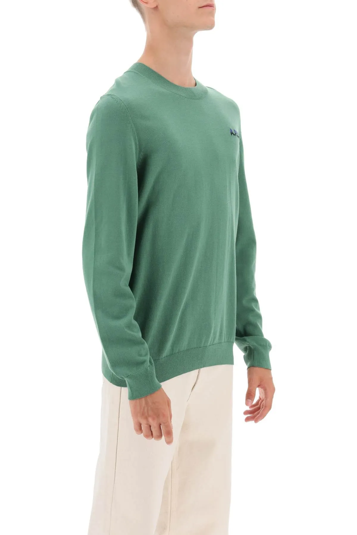 Crew Neck Cotton Sweater