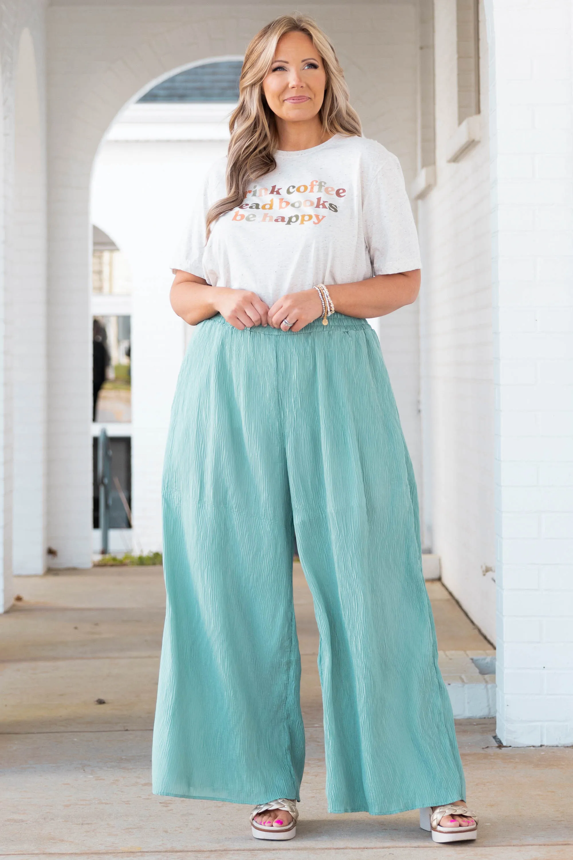 Cute And Comfortable Pants, Sage