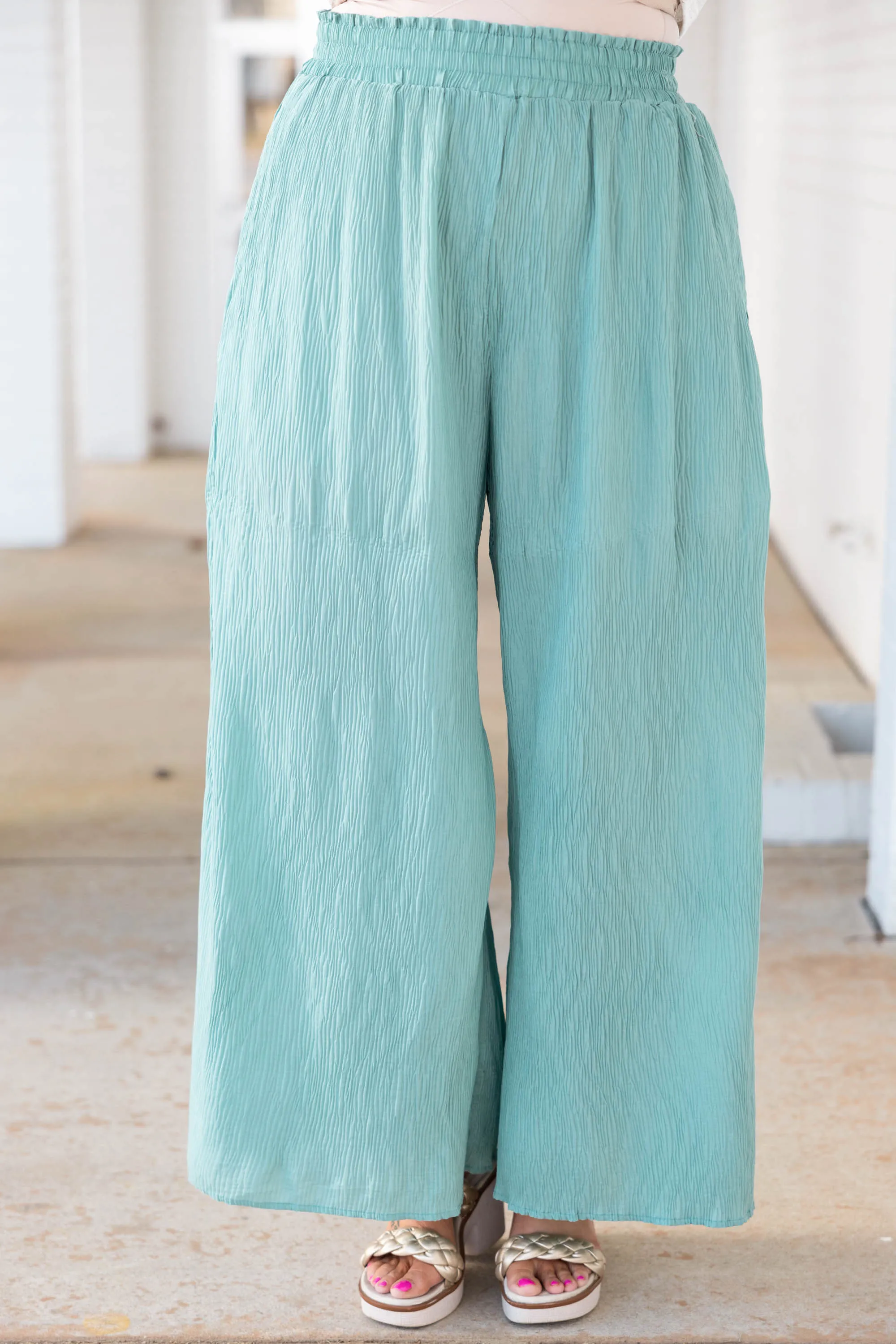 Cute And Comfortable Pants, Sage