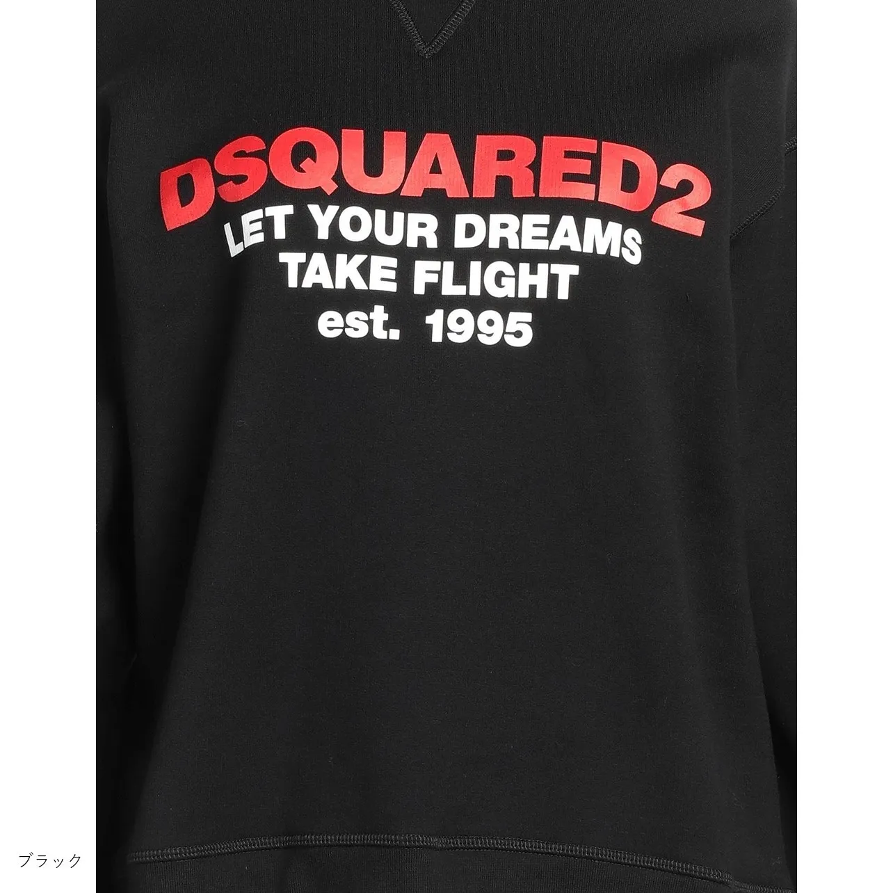 D SQUARED2  |Crew Neck Long Sleeves Plain Cotton Logo