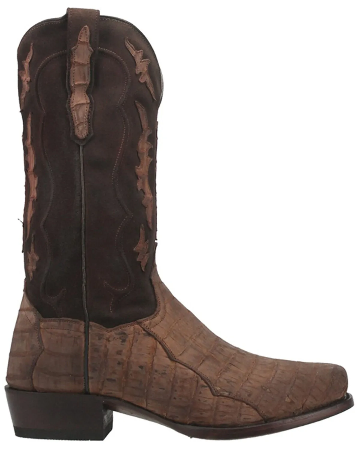 Dan Post Men's Stalker Exotic Caiman Western Boot - Square Toe