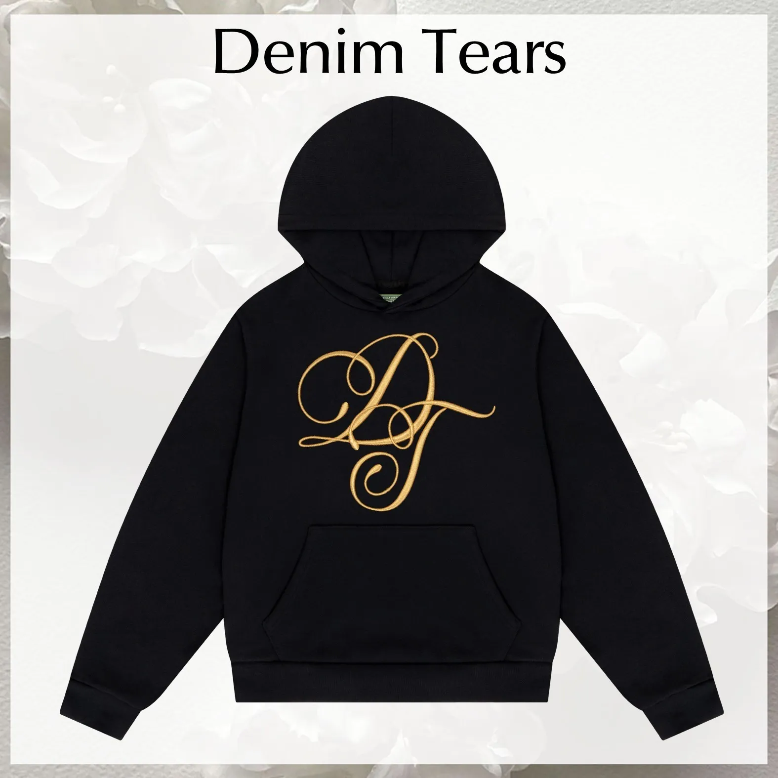 Denim Tears  |Unisex Street Style Plain Cotton Logo Hoodies