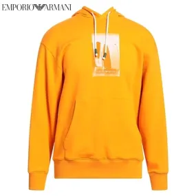 EMPORIO ARMANI  |Street Style Long Sleeves Logo Hoodies