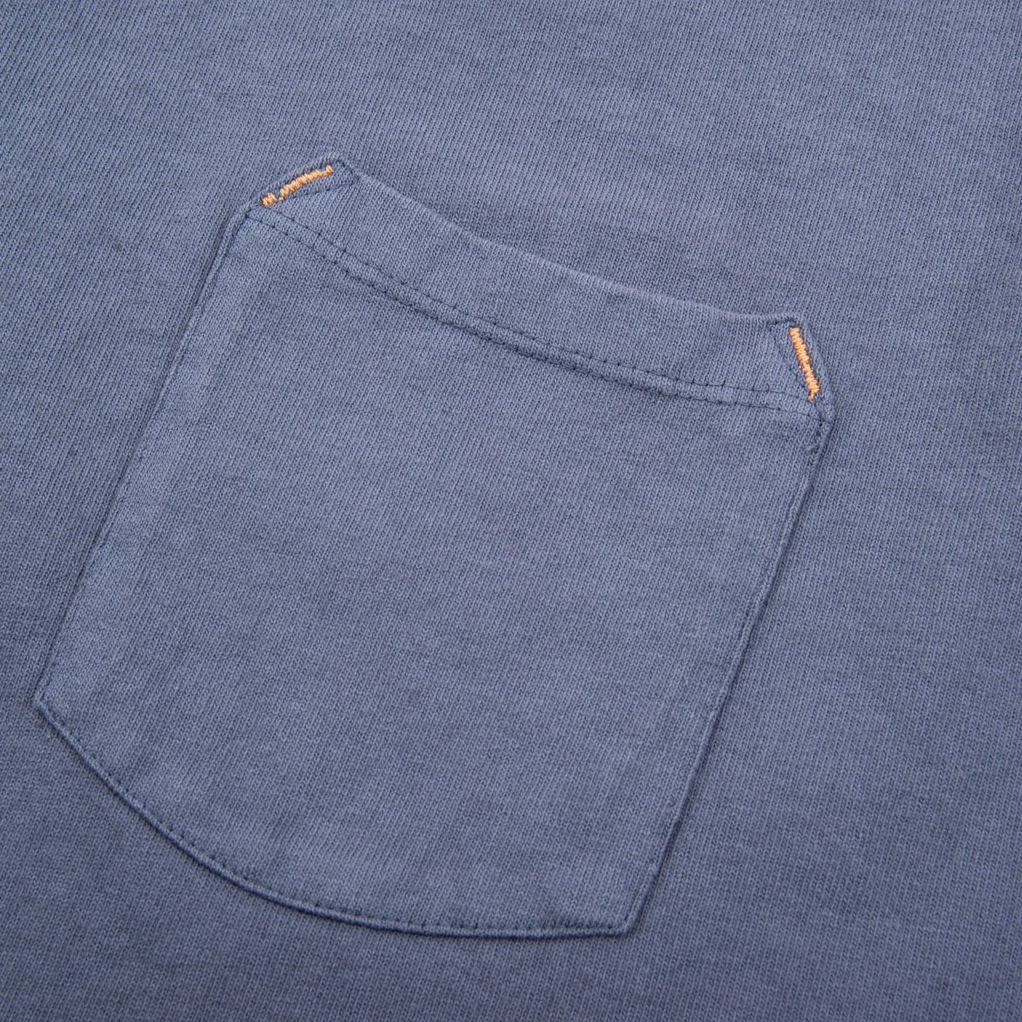 Freenote Cloth 13oz Pocket T-Shirt - Faded Blue