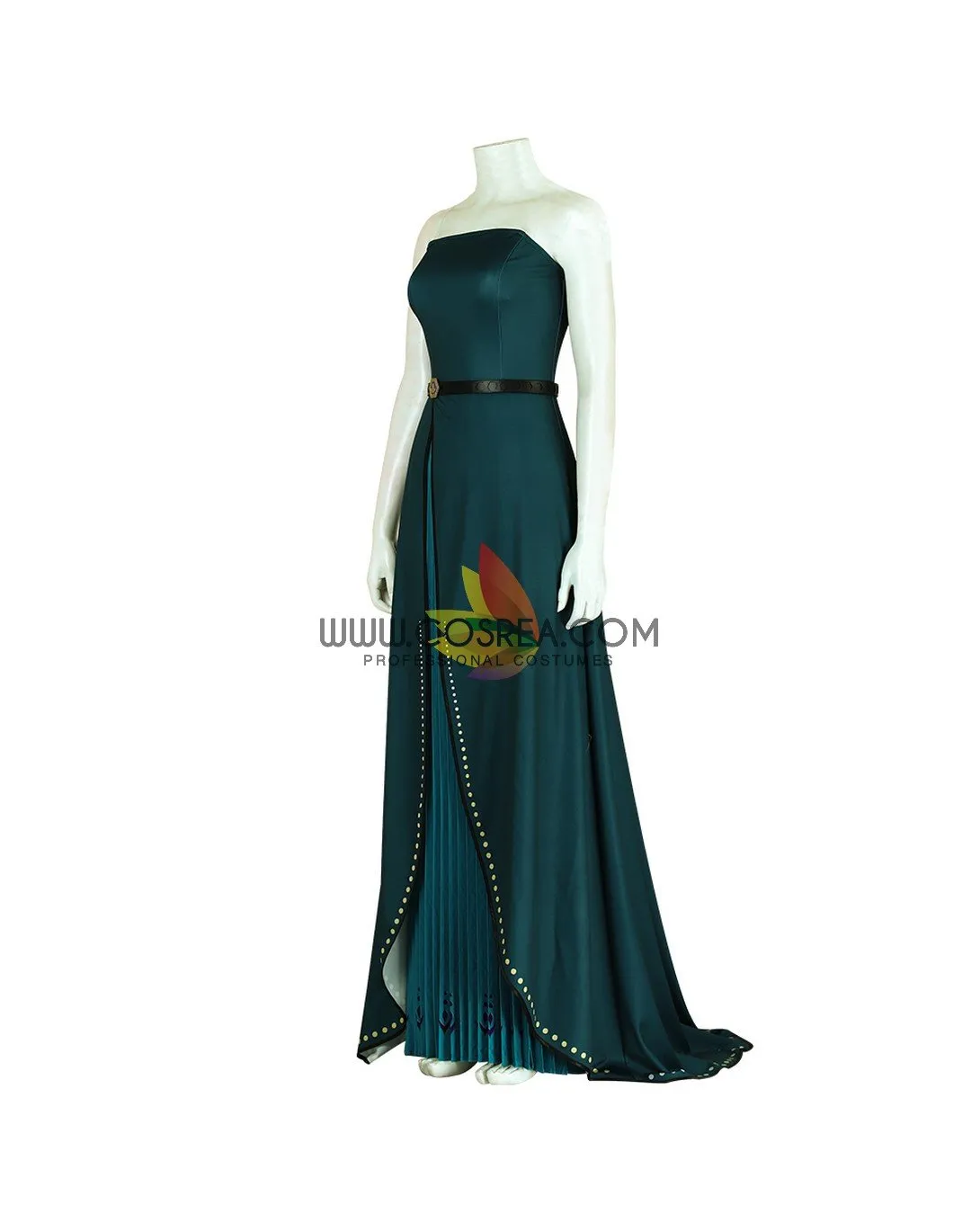 Frozen 2 Anna Queen Coronation Printed Cosplay Costume