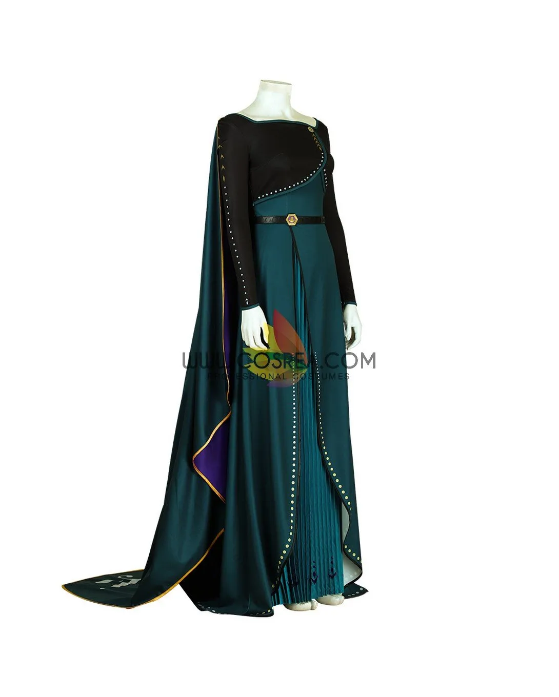 Frozen 2 Anna Queen Coronation Printed Cosplay Costume