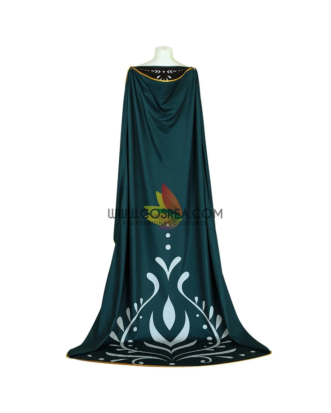 Frozen 2 Anna Queen Coronation Printed Cosplay Costume