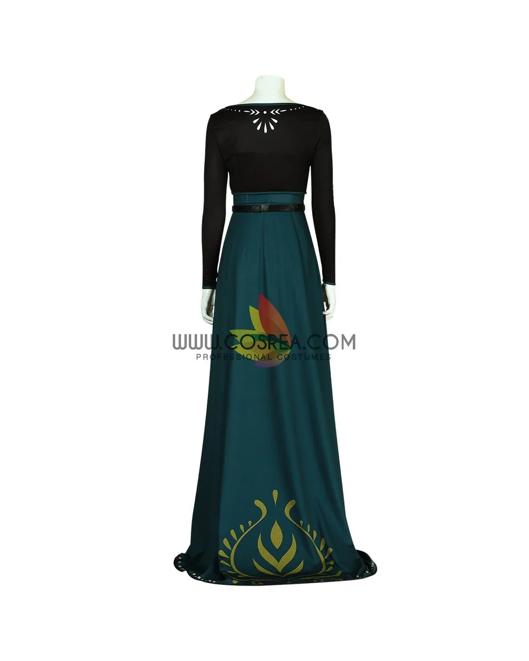 Frozen 2 Anna Queen Coronation Printed Cosplay Costume