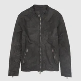 Giorgio Brato Washed Lamb Cafe Racer Leather Jacket