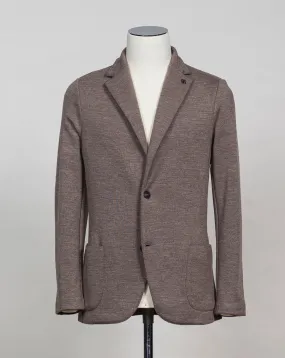 Gran Sasso Travel Wool Knit Jacket / Light Brown