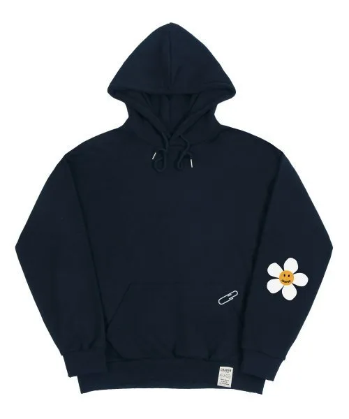 GRAVER  |[GRAVER]★ELBOW FLOWER DOT ONE POINT HOODIE