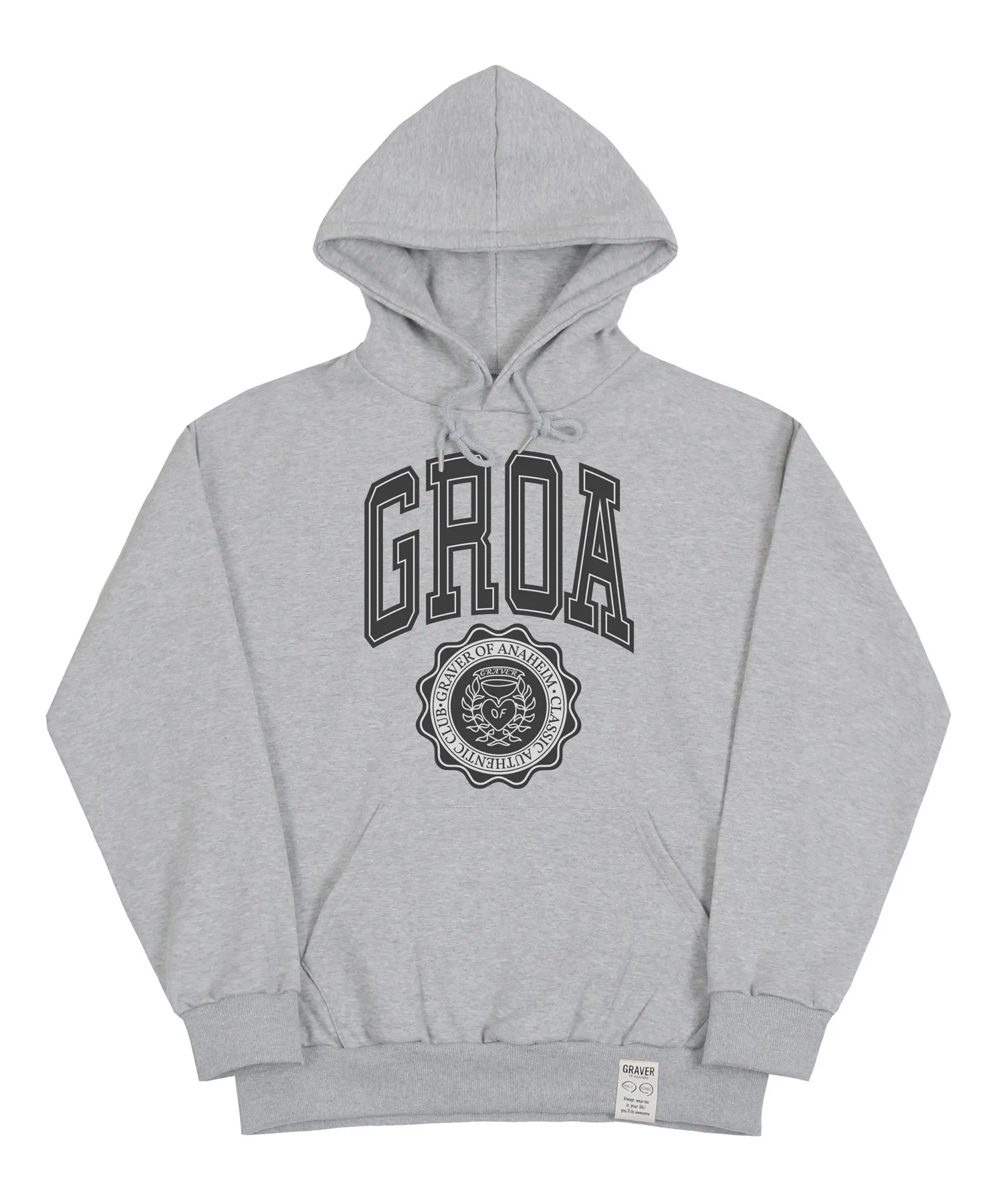 GRAVER  |[GRAVER]★GROA LOGO CLASSIC HEART HOODIE