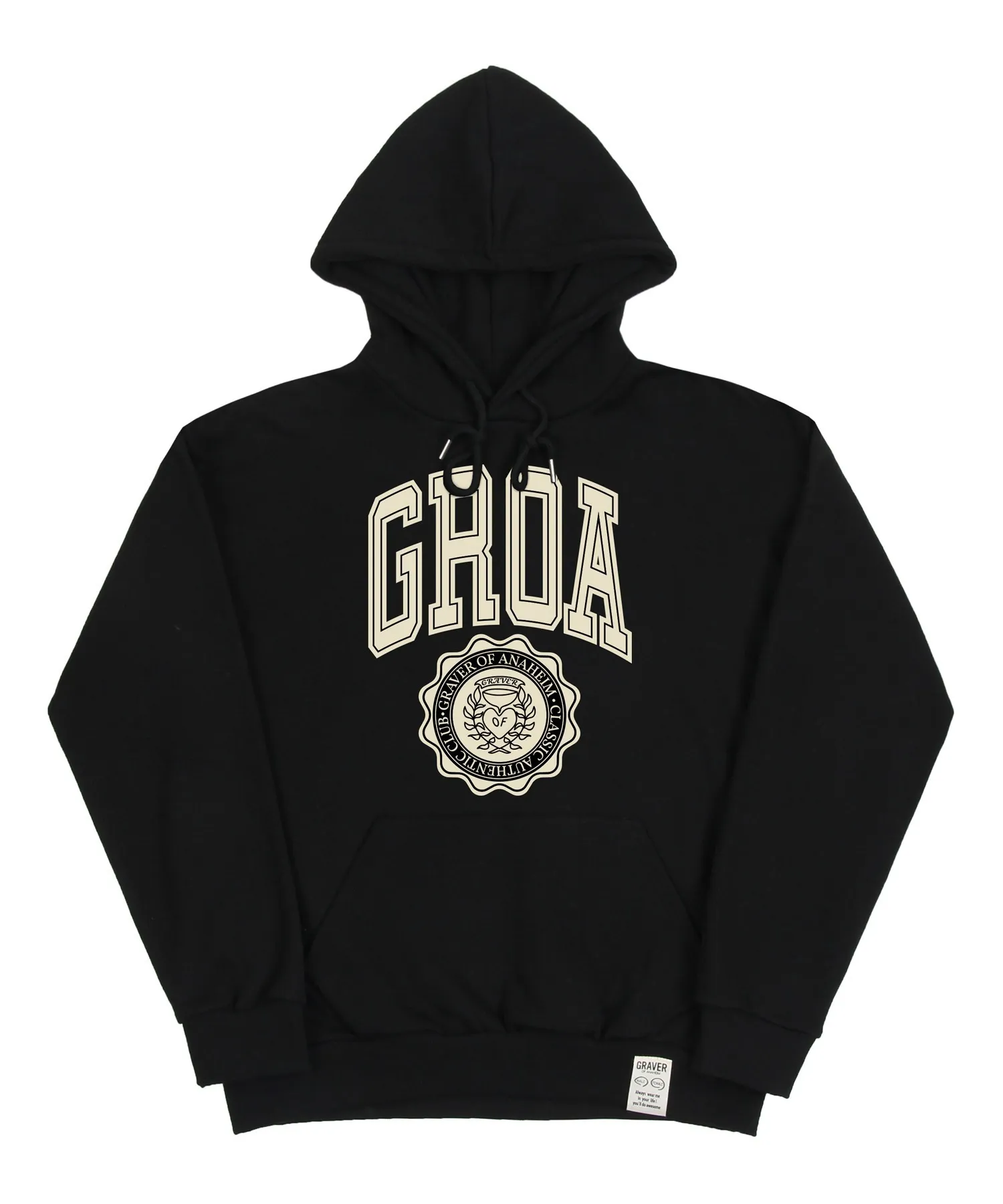 GRAVER  |[GRAVER]★GROA LOGO CLASSIC HEART HOODIE