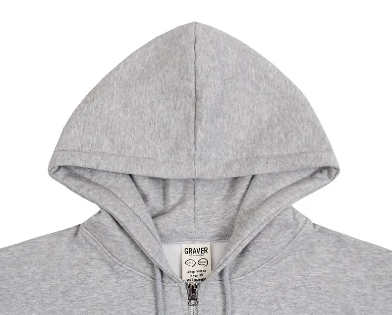 GRAVER  |[GRAVER]★HEART BOARD EMBROIDERY HOODIE ZIP-UP