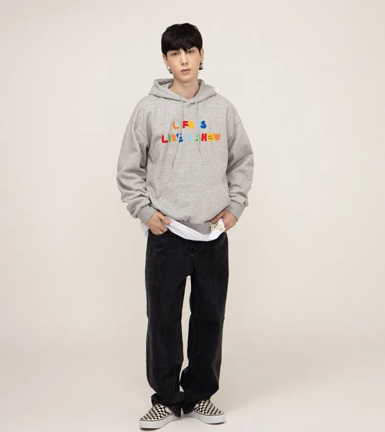 GRAVER  |[GRAVER]★RAINBOW LIFE SMILE LOGO HOODIE