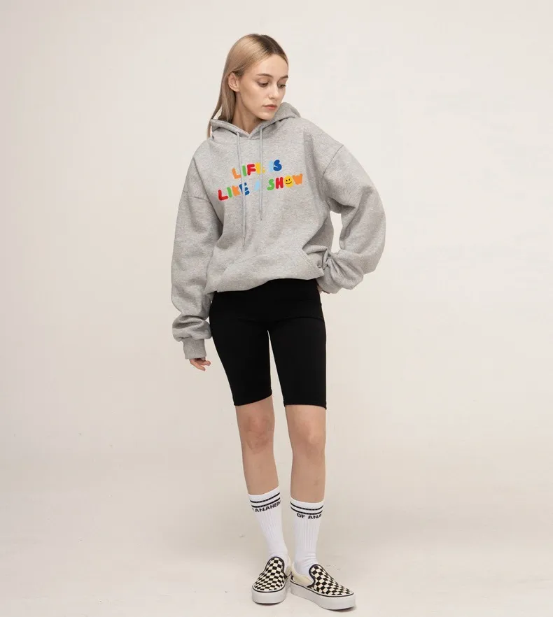 GRAVER  |[GRAVER]★RAINBOW LIFE SMILE LOGO HOODIE