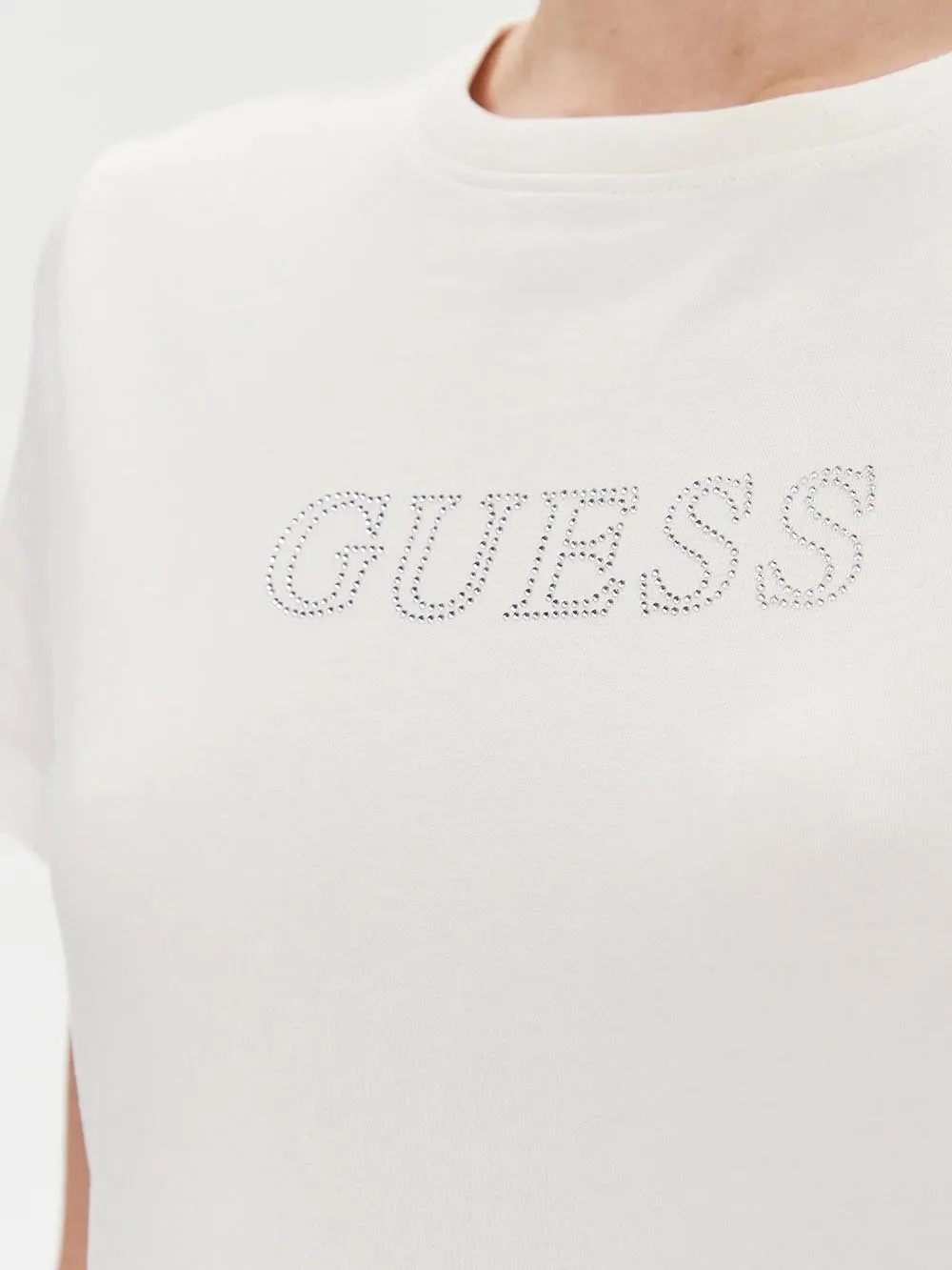 Guess T-shirt Donna V3bi11 J1314 Panna