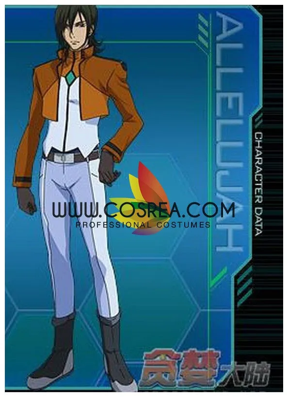 Gundam 00 Allelujah Haptism Cosplay Costume