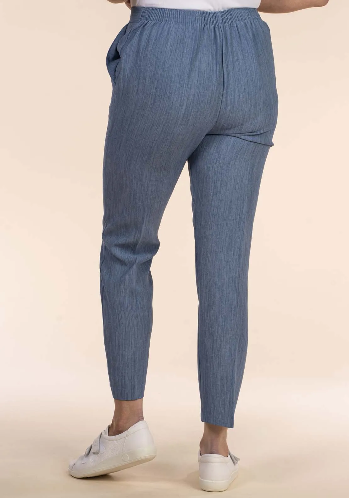 Half Elastic Pant - Blue