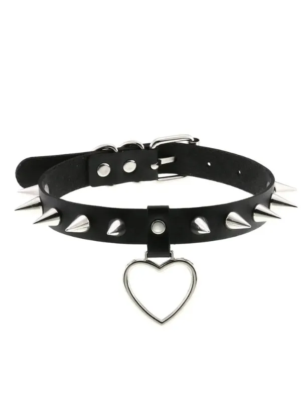 Heart Spike Choker