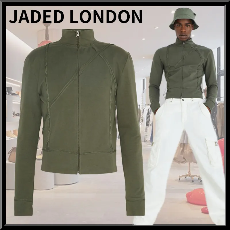 JADED LONDON  |Street Style Long Sleeves Plain Hoodies