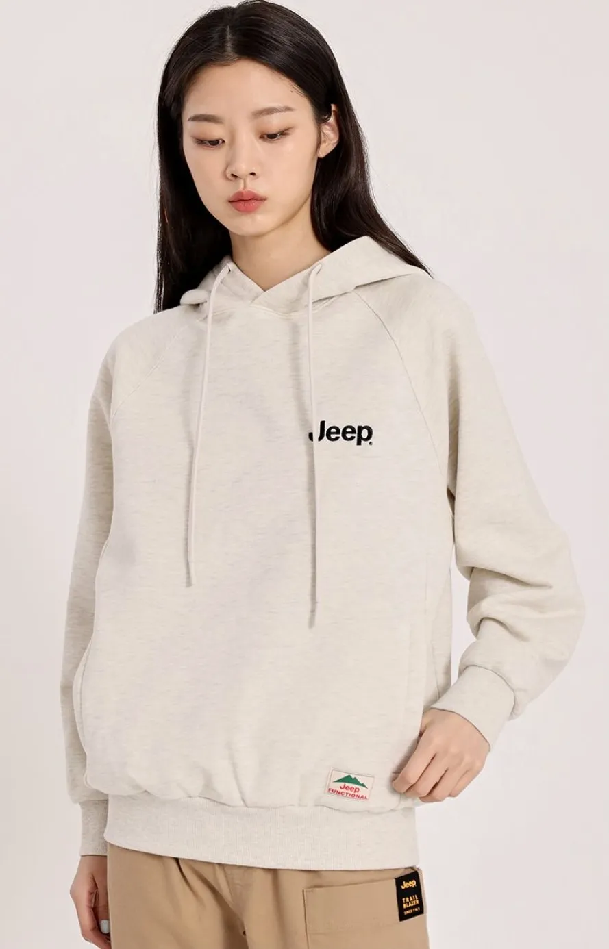 JEEP  |Unisex Sweat Street Style Cotton Logo Hoodies